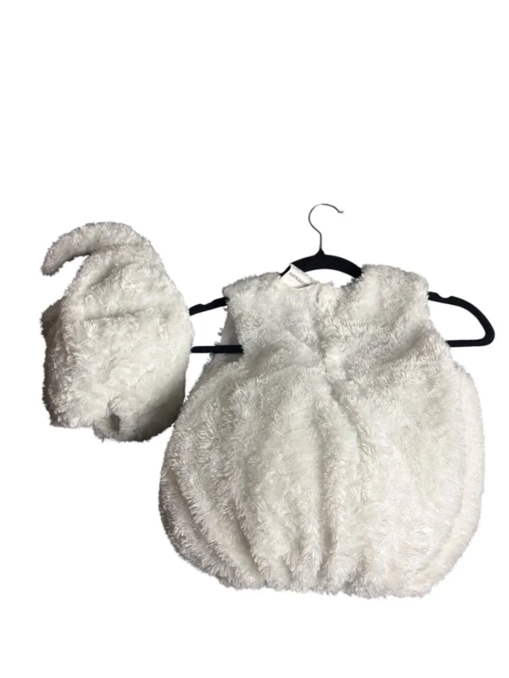 Underwraps Costumes Belly Babies Ghost Halloween 18-24months White Fuzzy